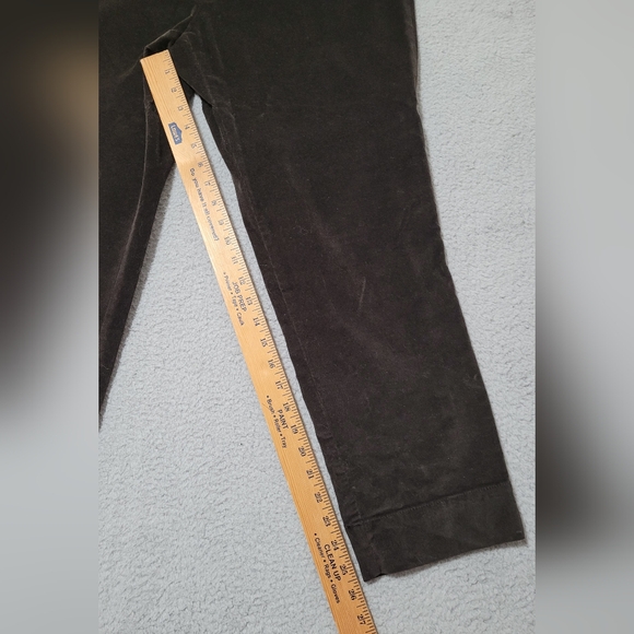 Corduroy J Jill Brown Pants with Side Zipper 14 Petite - Picture 12 of 13